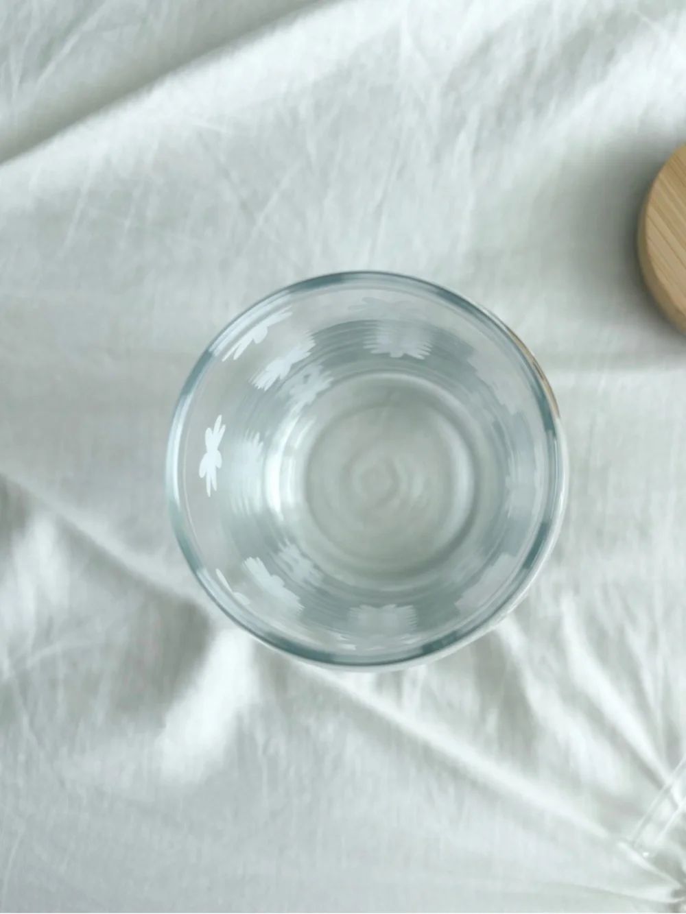 Floral Glass Tumbler